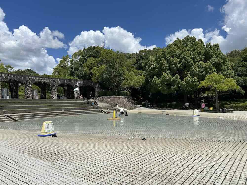 大府みどり公園 水遊び じゃぶじゃぶ池