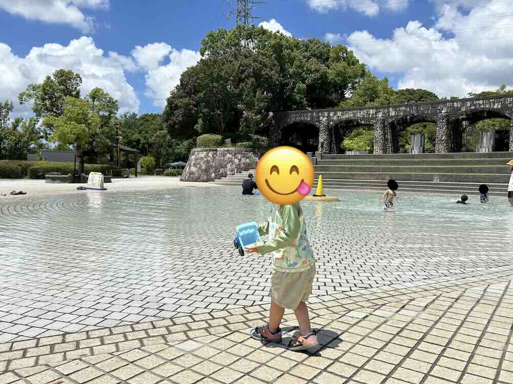 大府みどり公園 水遊び じゃぶじゃぶ池