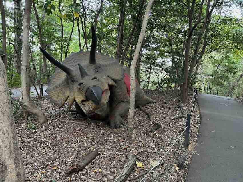 大高緑地公園　ディノアドベンチャー名古屋　トリケラトプス