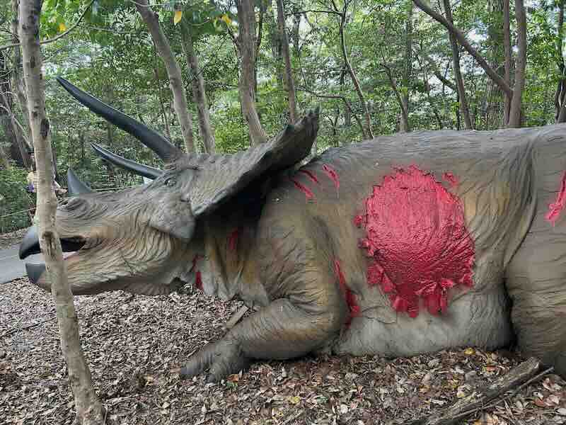大高緑地公園　ディノアドベンチャー名古屋　トリケラトプス