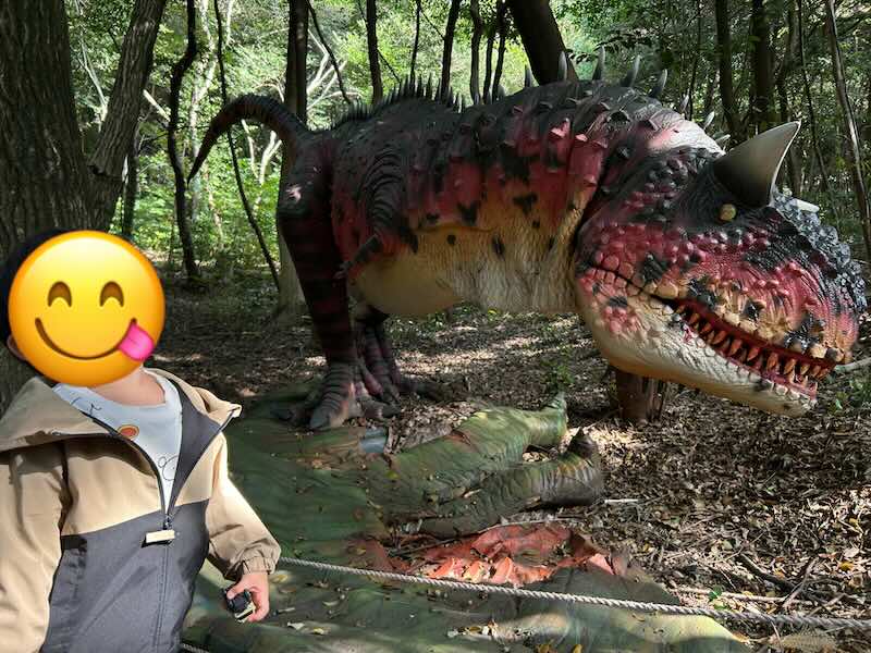 大高緑地公園　ディノアドベンチャー名古屋　凶暴な恐竜