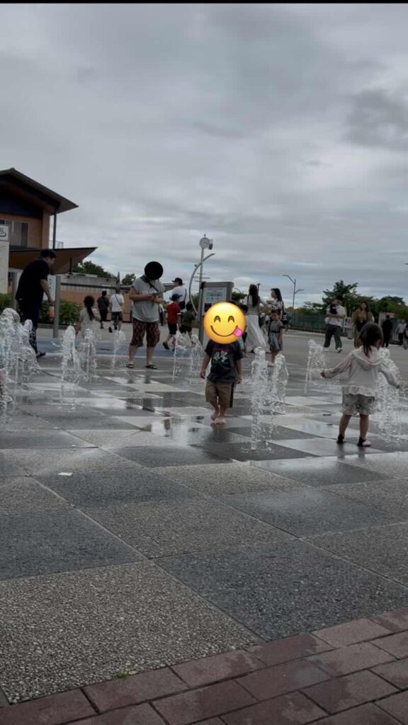 刈谷ハイウェイオアシス　ジャブジャブミスト噴水