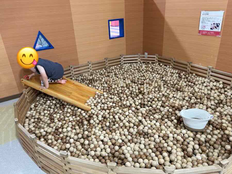 南知多ビーチランド＆おもちゃ王国　入り口　ママごとハウス　メルちゃんのおうち　プラレール　木