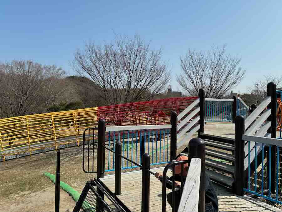 天白公園 遊具 ローラー滑り台 子連れ アスレチック 縄