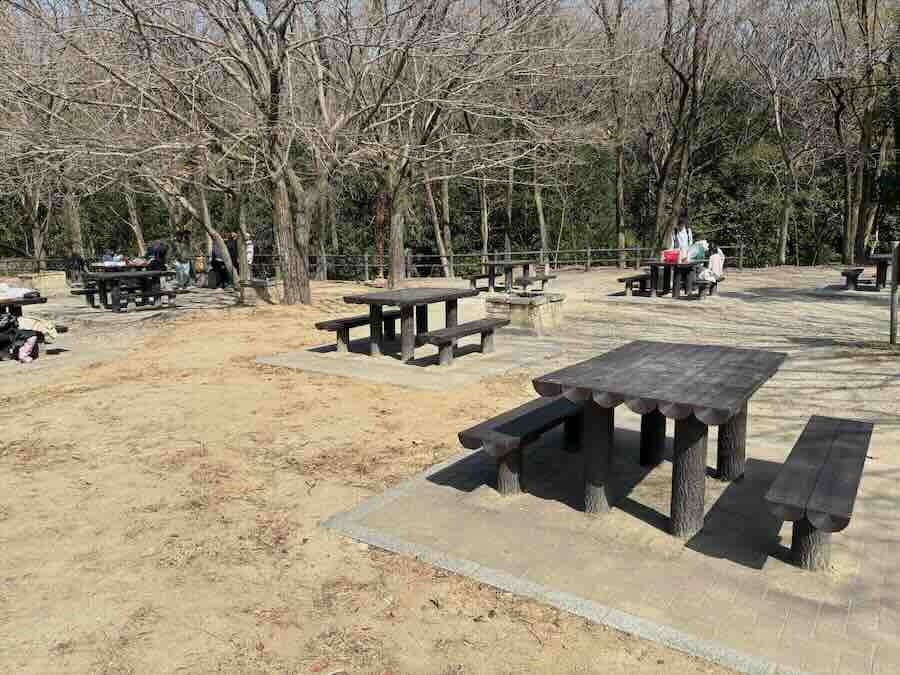 天白公園 子連れ バーベキュー BBQ コンロ 炉 テーブル