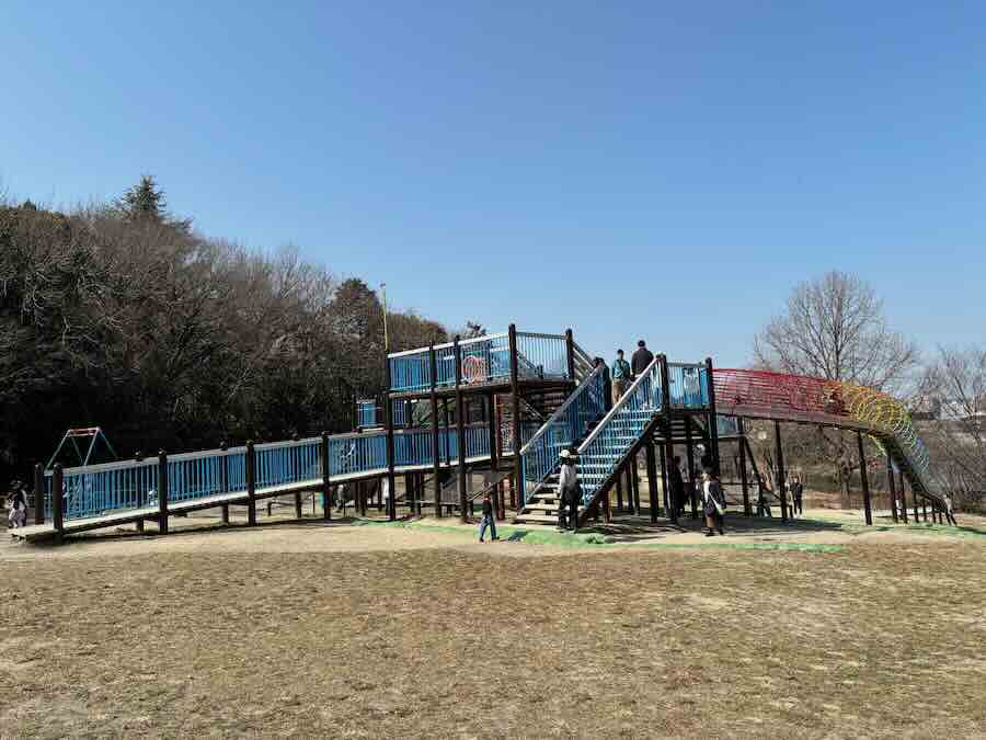 天白公園 遊具 ローラー滑り台 子連れ アスレチック 縄