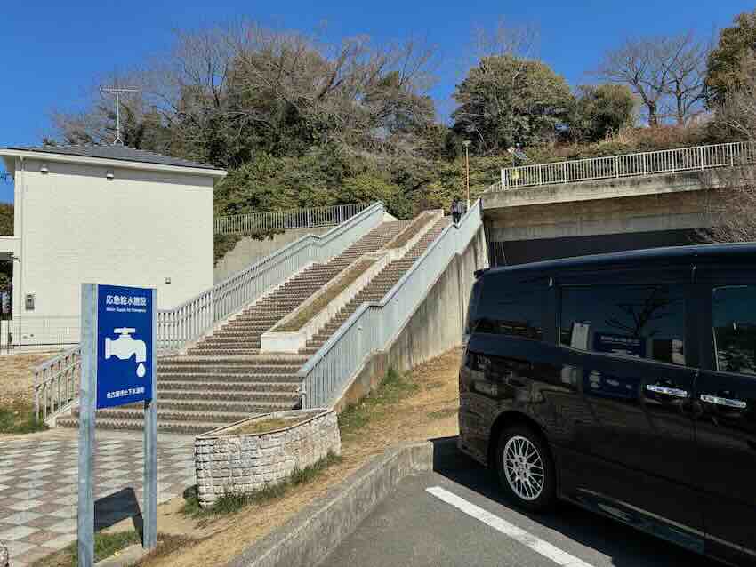 滝の水公園 遊具 景色 パノラマビュー 夜景 駐車場