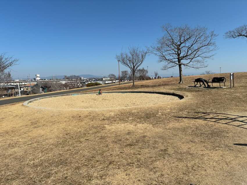 滝の水公園 遊具 景色 パノラマビュー 夜景 砂場