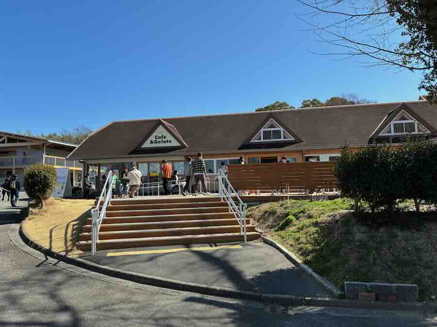 しだれ梅園　しだれ梅祭り　デラファーム　deraファーム　動物ふれあい　ソフトクリーム　ジェラート