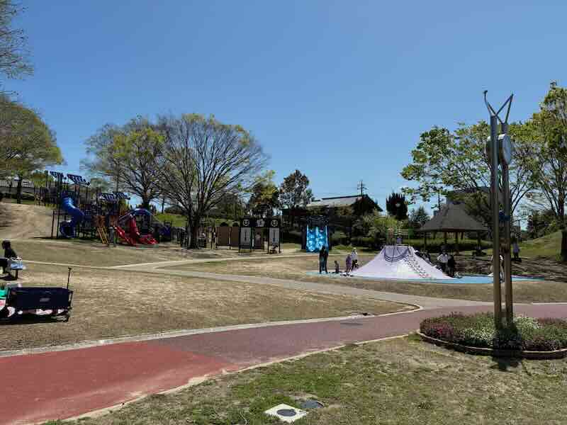 於大公園　大型遊具　ロング滑り台　忍者　リニューアル　富士山